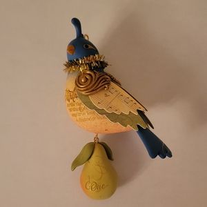Hallmark partridge in a pear tree 12 Days of Christmas 2011 Keepsake Ornament